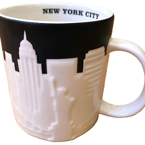 Starbucks New York City Taxi Edition Skyline City Mug Coffee 2012  3D Relief - Picture 5 of 10